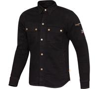 Merlin Brody D3O Camicia Moto Monostrato, nero, Taglia L