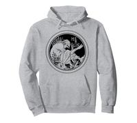 Merlin by Aubrey Beardsley 1 - Maglietta Felpa con Cappuccio
