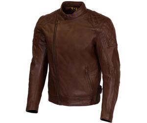 Merlin Chester D3O Cafe Giacca in pelle moto, marrone, taglia S per maschi