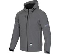 Merlin Flare D3O impermeabile Moto Tessile Giacca, grigio, taglia 3XL per maschi