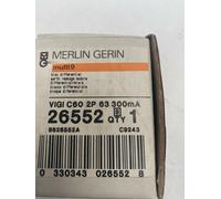 Merlin Gerin Schneider multi 9 vigi c60 26552 2p 63 300 mA