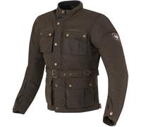 Merlin Kurkbury Giacca in cera moto, marrone, taglia 4XL per maschi