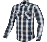 Merlin Madison Camicia da donna in moto, blu-beige, taglia S per donne