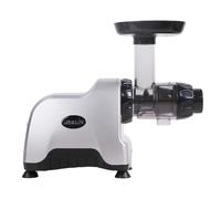 Merlin MNC300S - Estrattore di Succo Orizzontale a Pressione a Freddo 200W - Estrattore di Frutta, Verdura, Erbe e Sorbetti - Bassa Velocità - Compatto Juicer - Grigio