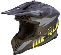 Merlin Recon Code Matt Carbon Casco da motocross, Taglia M (57/58)