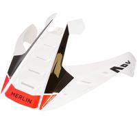 Merlin Torres Adventure Visiera del casco, bianco/rosso