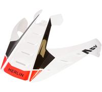 Merlin Torres Adventure Visiera del casco, bianco-rosso per maschi