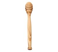 Merlo acquaiolo in legno naturale, con scanalature, per servire dolci con flusso liscio, condimento per la colazione con glassa per dessert, utensile da cucina, mestiere durevole per dolcificare il tè