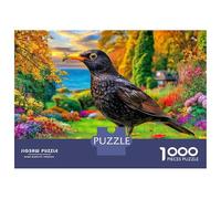 Merlo Puzzle 1000 Pezzi, Jigsaw Puzzle Ad Alta Difficoltà Regali Per Adulti E Adolescenti, Home Giochi 70x50cm/1000pcs