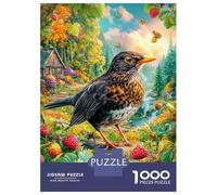 Merlo Puzzle 1000 Pezzi, Jigsaw Puzzle Per Adulti E Ragazzi Dai 14 Anni in Su, Giochi StimolFormicai Per Tutta La Famiglia 70x50cm/1000pcs