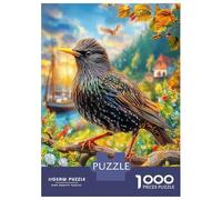 Merlo Puzzle 1000 Pezzi, Puzzle Impossibile 1000 Pezzi, Gioco Di Sfida Intellettuale 38x26cm/1000pcs