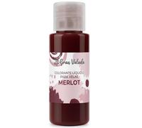 Merlot - Colorante liquido per candele rosse d'amore e passione, facile da usare, molto concentrato e conveniente 30 ml