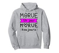 Merluzzo un giorno, merluzzo sempre, umorismo, moglie, amiche. Felpa con Cappuccio