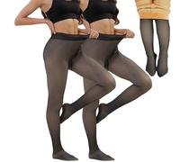 Merlvida Collant Felpati Donna Invernali - Taglie S-3XL | Calze Termiche Donna Effetto Trasparente | Leggings Termici in Pile Imbottito - Calzamaglia Termica Spessa e Calda