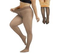 Merlvida Collant Felpati Donna Invernali - Taglie S-3XL | Calze Termiche Donna Effetto Trasparente | Leggings Termici in Pile Imbottito - Calzamaglia Termica Spessa e Calda