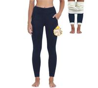 Merlvida Leggins Invernali Donna Foderati in Pile Ispessito Leggins Felpati Collant Caldo Leggings Termici Vita Alta Opachi Pantaloni Calzamaglia Termica Invernale Felpata Pantacollant Elasticizzati