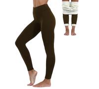 Merlvida Leggins Invernali Donna Foderati in Pile Ispessito Leggins Felpati Collant Caldo Leggings Termici Vita Alta Opachi Pantaloni Calzamaglia Termica Invernale Felpata Pantacollant Elasticizzati