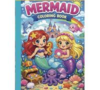 Mermaid Activity Coloring Book