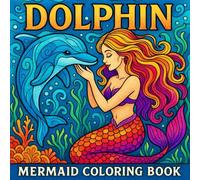 MERMAID COLORING BOOK by Dolphin: An Enchanting Ocean Adventure for All Ages