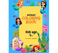 Mermaid Coloring Book: “Cute and Easy Coloring Pages for Girls Who Love Mermaids”