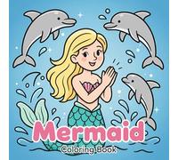 Mermaid Coloring Book: Cute and Magical Underwater Scenes, Fun and Relaxing Coloring for Kids