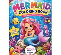 Mermaid Coloring Book: Dive into a world of imagination