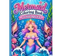 Mermaid Coloring Book: for Kid Age 4-8 - Big Bold Lines & Easy Design for Little Hand
