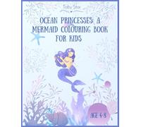 Mermaid Coloring Book for Kids - Cute, Simple & Easy Ocean Scenes for Kids
