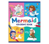 Mermaid Coloring Book: Fun Underwater Coloring Activity Book for Kids I Includes Dot-to-dot, Number Coloring and Copy-color Activities