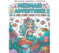 Mermaid coloring book: Mermaid Magic coloring book for kids