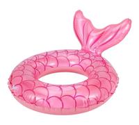 Mermaid Float, Floating Pool Ring Raft, PVC Material, Inflatable Floats, Mermaid Swim Trainer, Safe Support For, For Puddles Beach Summer Water Play, Easy To Inflate, 1 Pack