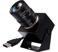 Mermaid Fotocamera USB 4K per PC, 2,8 - 12 mm, zoom manuale per computer, computer portatile esterno IMX415 UVC, fotocamera Web, primo piano porta USB