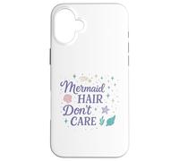 Mermaid Hair Don't Care Pastello Custodia per iPhone 16 Plus