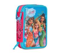 Mermaid Magic Mermaid Fever Astuccio Scuola ASTUCCIO 3 ZIP SEVEN 3 Scomparti