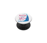 Mermaid Making Waves in 2nd Grade Girls Back to School Day PopSockets PopGrip Adesivo