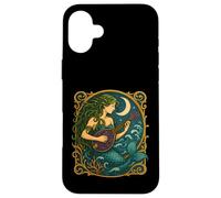 Mermaid Mandolino Art Nouveau Shantycore Custodia per iPhone 16 Plus