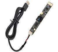 Mermaid Modulo fotocamera USB da 8 MP con microfono, grandangolo di 105 gradi, messa a fuoco fissa, piccola scheda webcam, stampante 3D Lightburn, USB Plug and Play per Windows, Android, Linux, MacOS