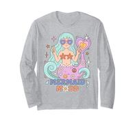 Mermaid Mood Ocean Peace Vibes Maglia a Manica