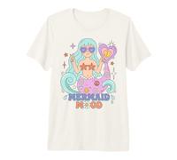 Mermaid Mood Ocean Peace Vibes Maglietta Premium