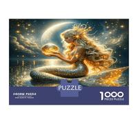 Mermaid Moon Orb 1000 Pezzi Puzzle Per Adulti Mystic Magic Puzzle Cartone Spesso - Ultra Difficile, Relax E Creatività, Amici Adulti 52x38cm/1000pcs