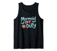 Mermaid Off Duty Beach Lover Fantasy Art Canotta