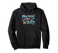 Mermaid Off Duty Beach Lover Fantasy Art Felpa con Cappuccio
