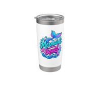 Mermaid Squad - Conchiglia a forma di cuore per amanti dell'oceano Bicchiere termico in acciaio inox doppia parete