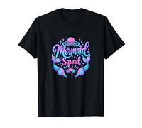 Mermaid Squad - Conchiglia a Forma di Cuore per Amanti dell'Oceano Maglietta