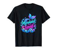 Mermaid Squad - Conchiglia a Forma di Cuore per Amanti dell'Oceano Maglietta