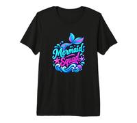 Mermaid Squad - Conchiglia a Forma di Cuore per Amanti dell'Oceano Maglietta Premium
