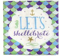 Mermaid Wishes Luncheon Napkins 33cm (16 pk)