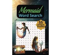 Mermaid Word Search Book: A Mermaid Themed Word Find Puzzle for Adults, Seniors, and Teams