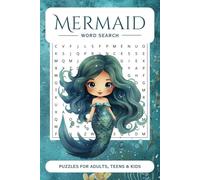 Mermaid Word Search Puzzle Book: Word Searches with Easy to Read Print about Mermaids, Mermaid Life, Ocean Life, and More | 6x9 inches, 110 pages | ... Gift for Vacations, Holidays and Free Times