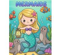 Mermaids Coloring Book: 20+ Mermaid Coloring images